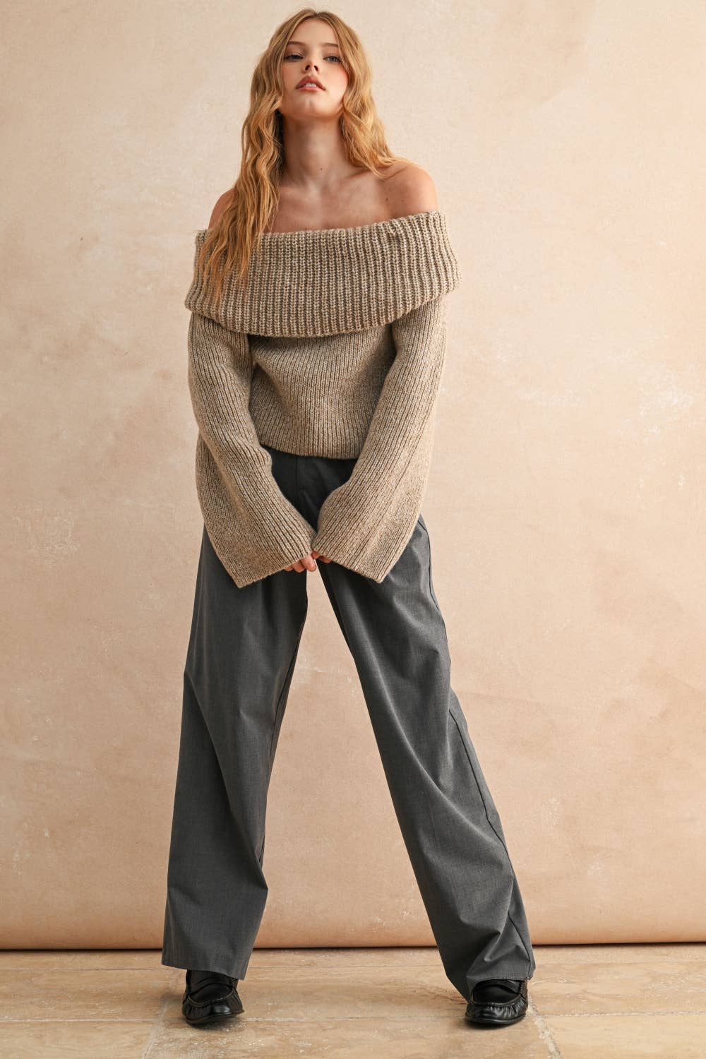 Off Shoulder Sweater