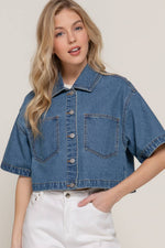 Short Sleeve Denim Jacket