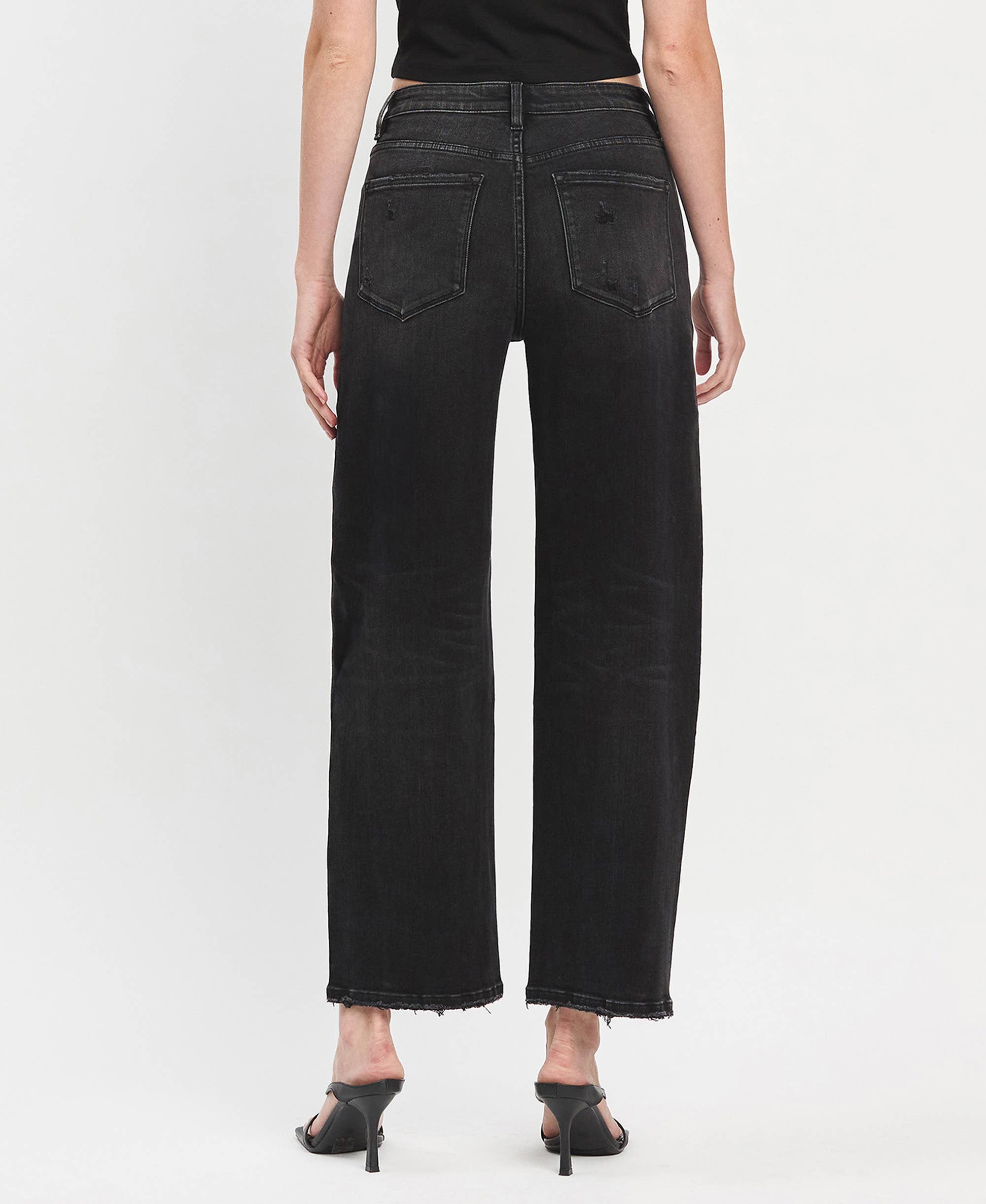 Panel Barrel Jeans