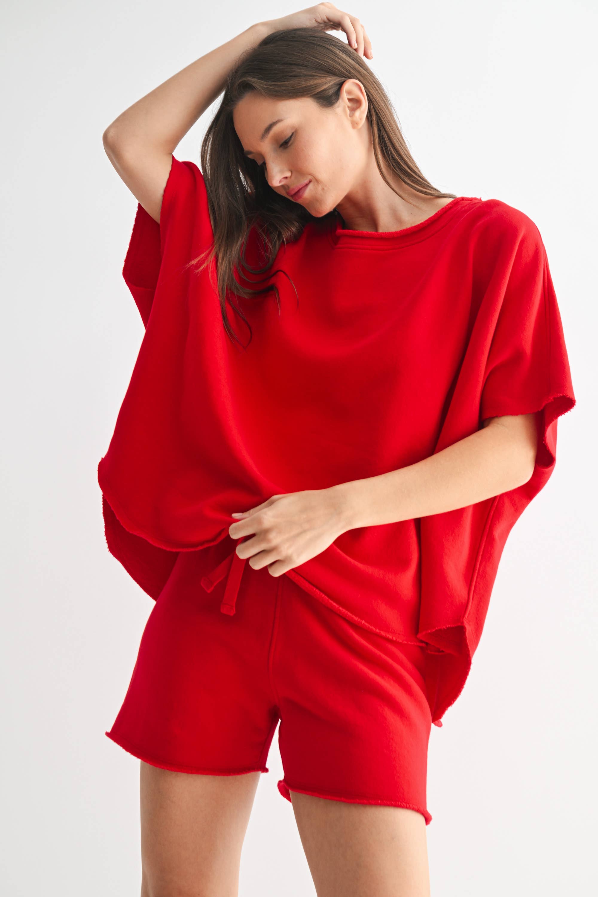Vintage Dolman Set:Cherry