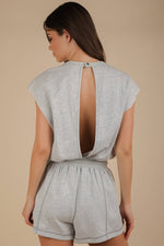 Washed Knit Romper