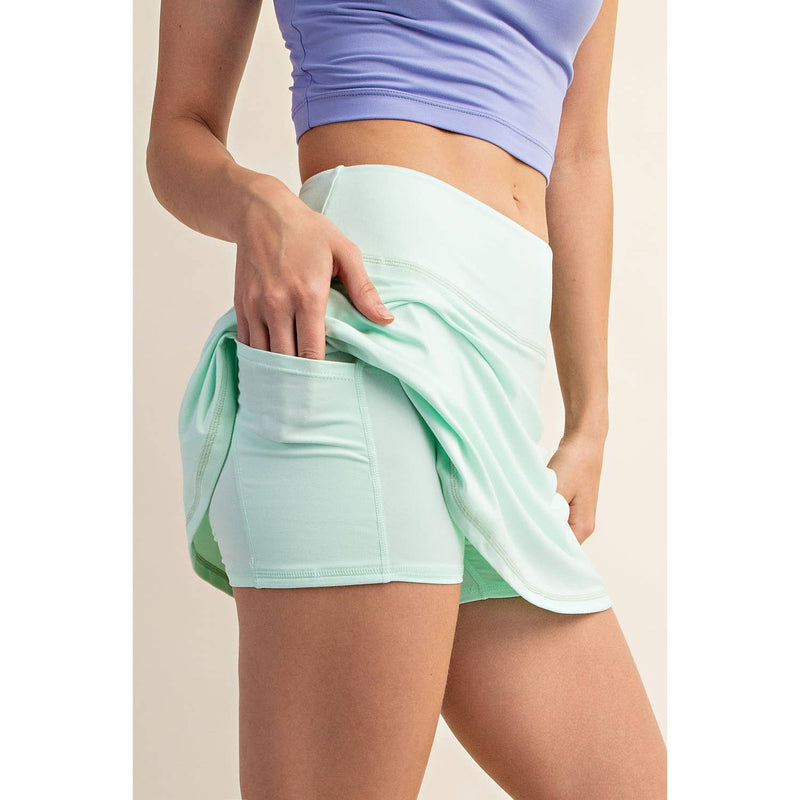 Butter Skort :Morning Mint