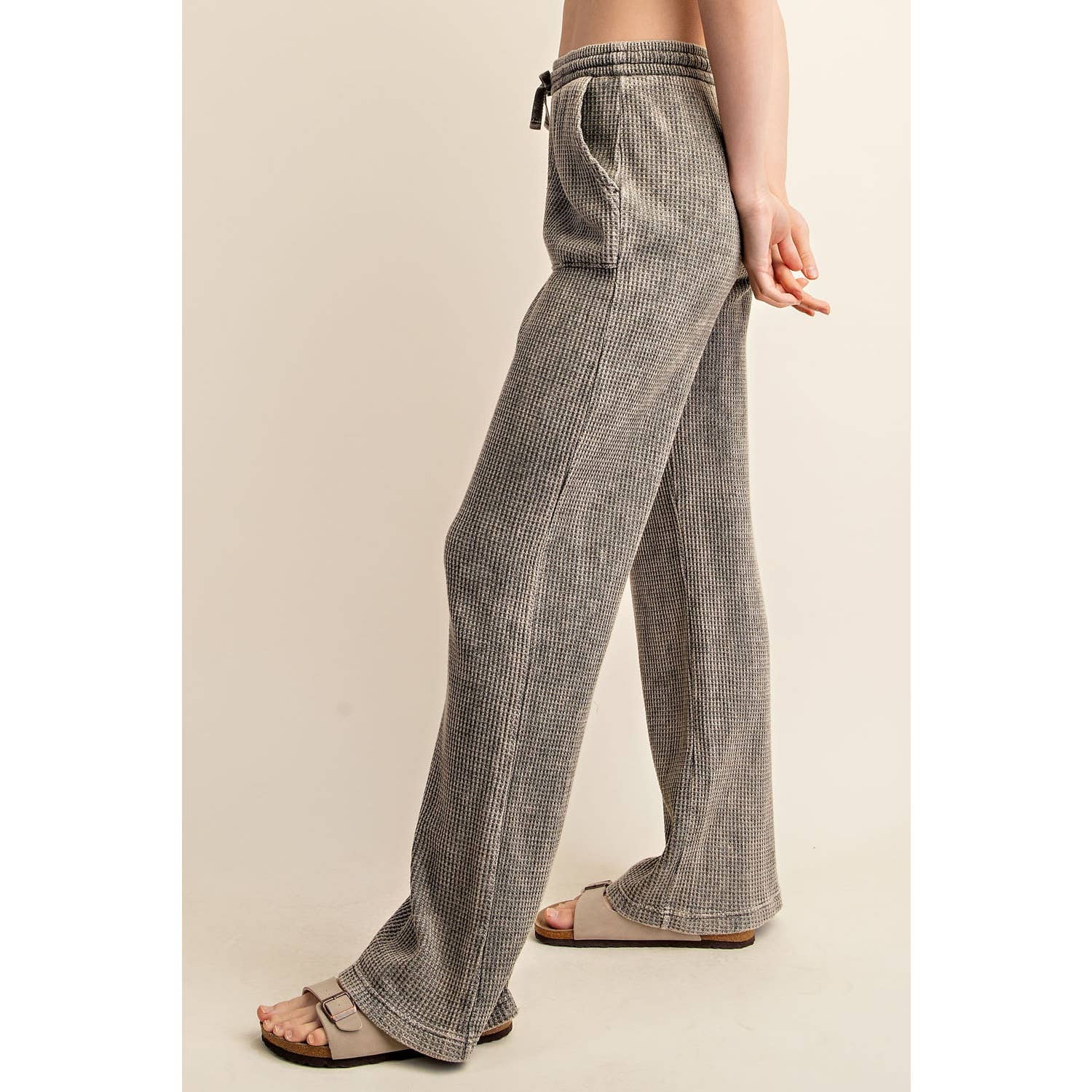 Waffle Sweatpants: Olive