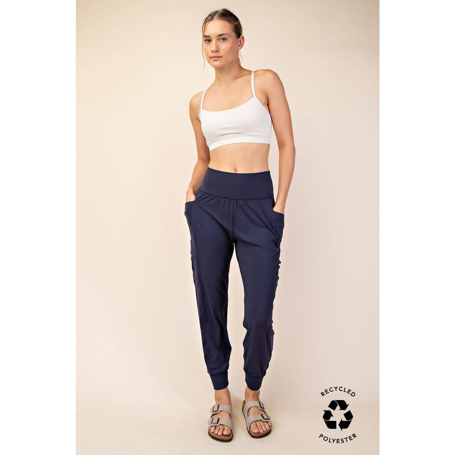 Butter Jogger w/Pockets: Navy