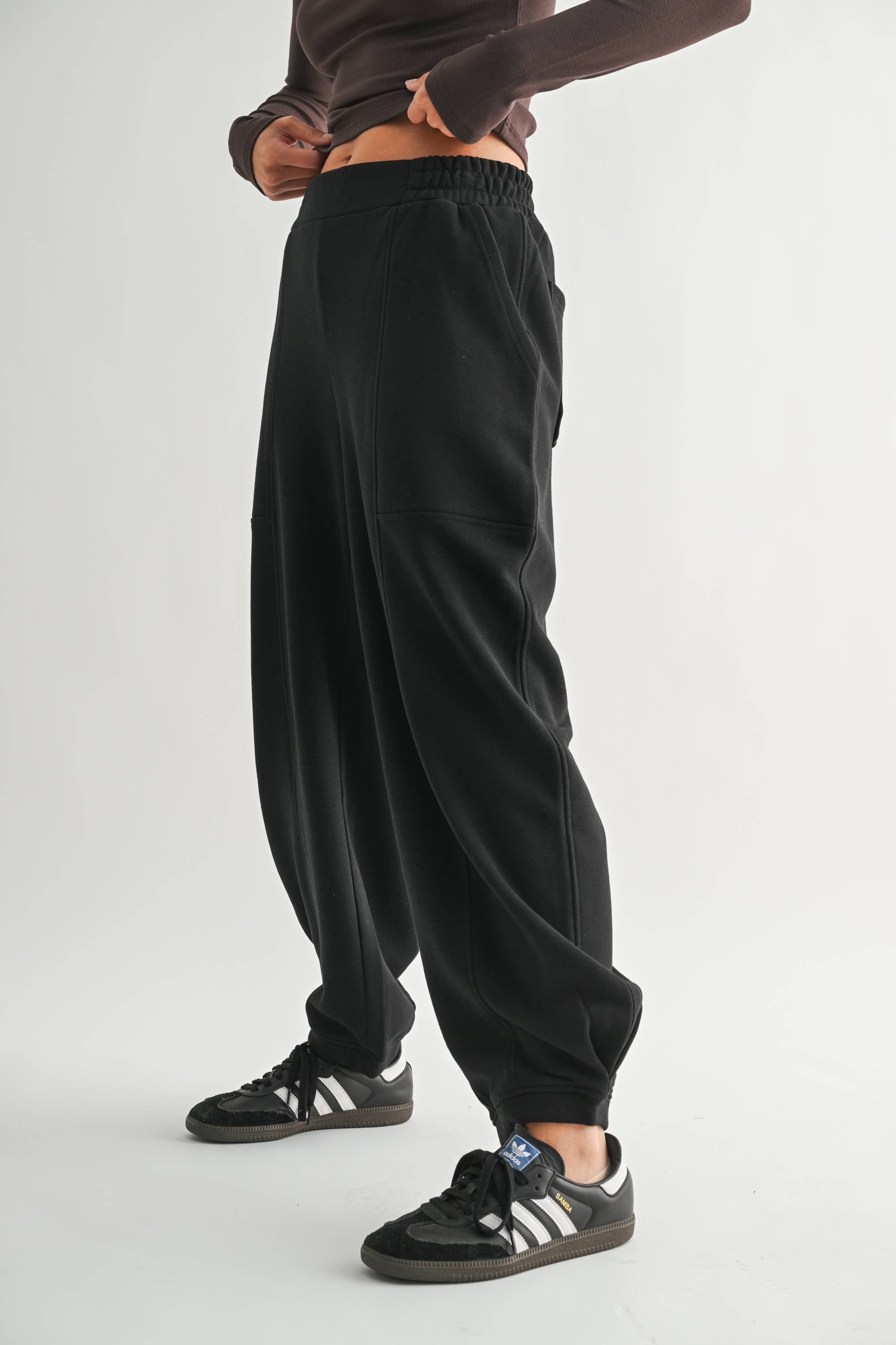 Dune Drift Jogger: Black