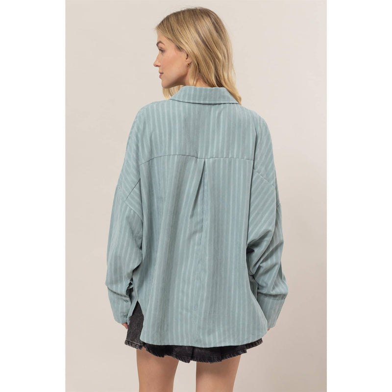 Stripe Oversized Shirt