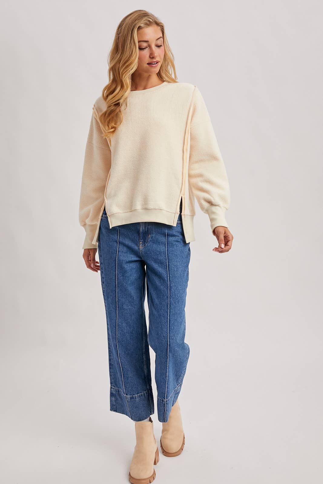 Teddy Pullover: Vanilla