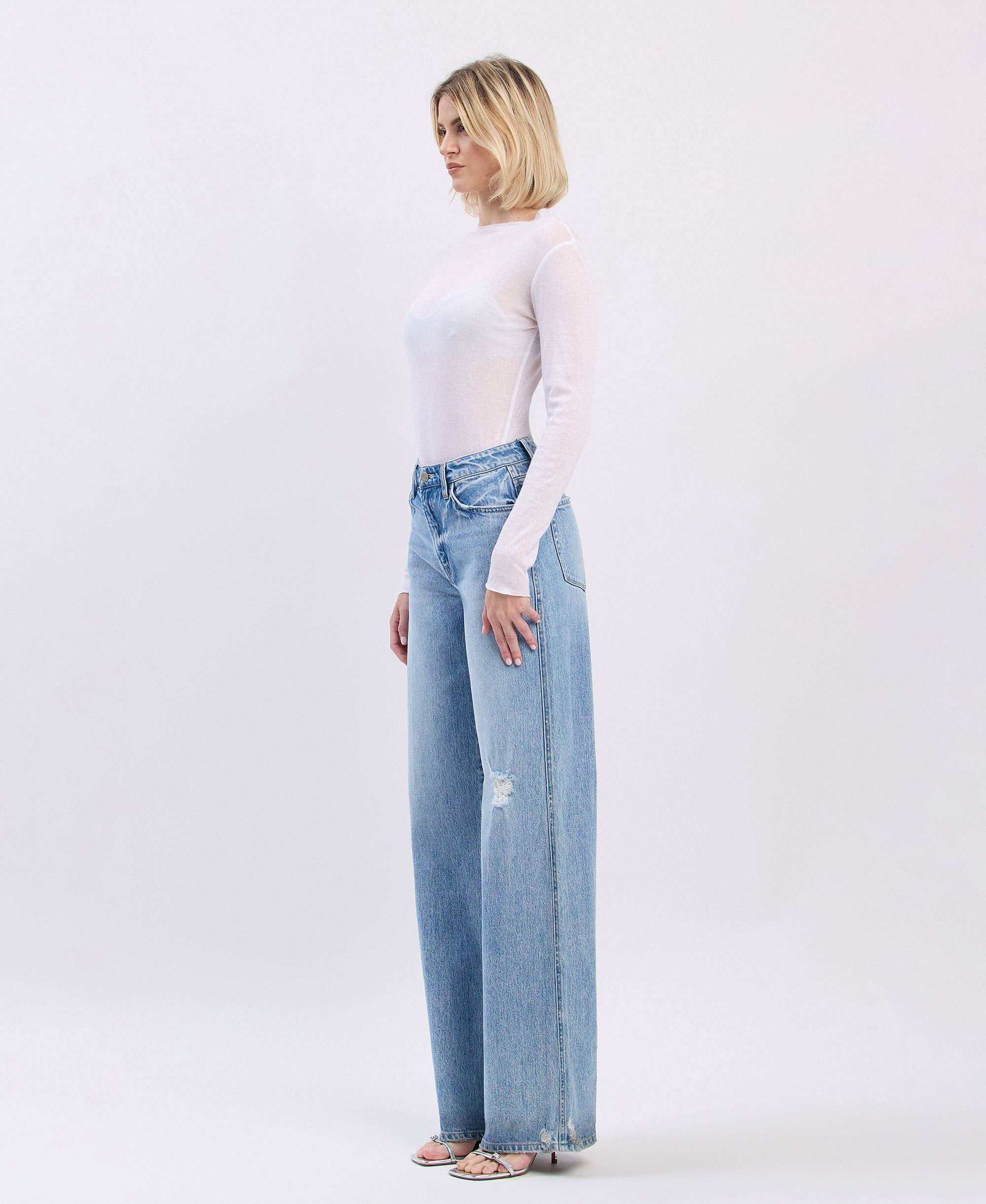Super High Rise Baggy Jeans: