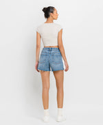 A Line Denim Shorts