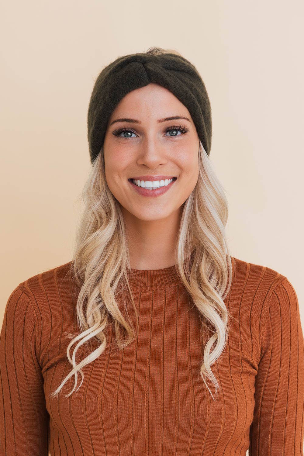 Twist Boho Headband: Black