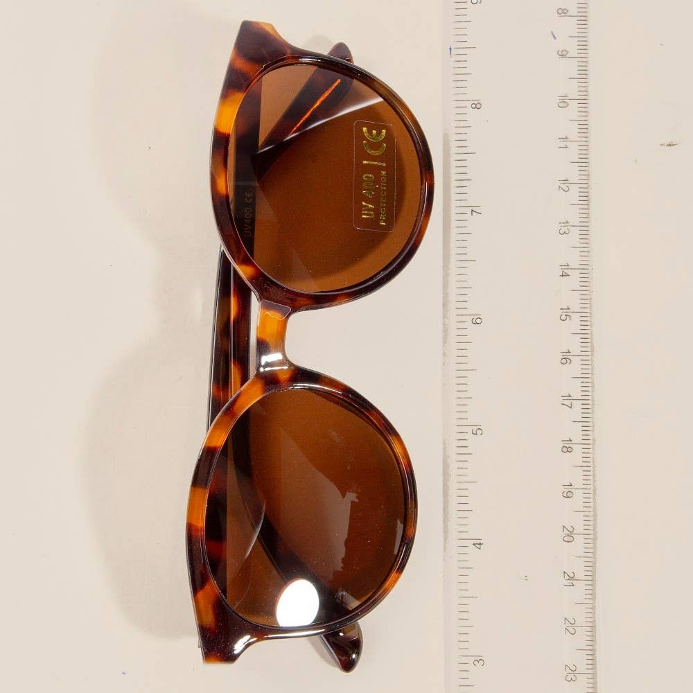 Round Lens Sunglasses: