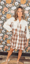 Plaid Babydoll Dress