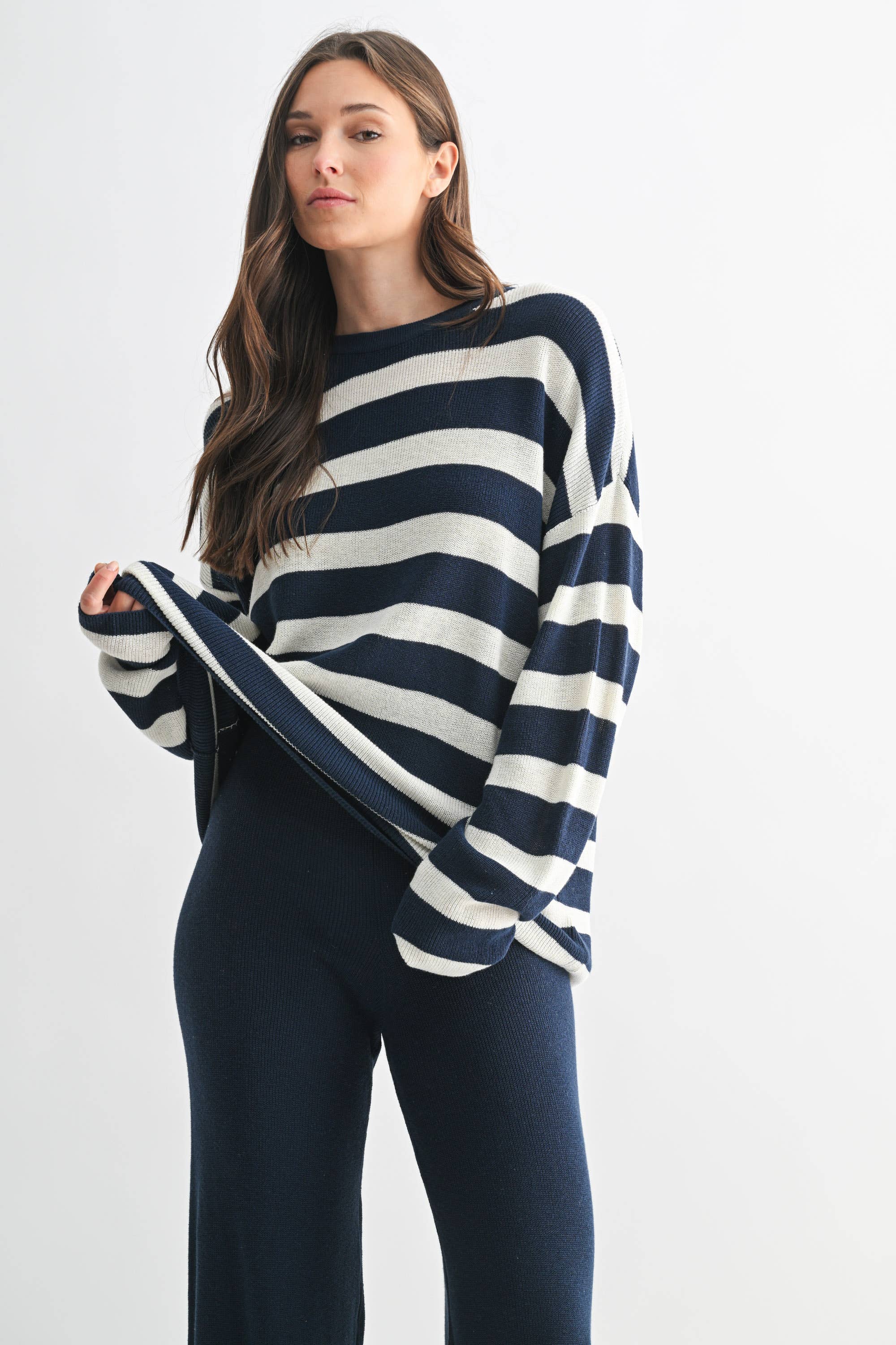 SoftWave Stripe Set:White/Ocean