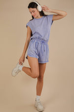 Washed Knit Romper