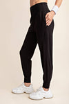 Butter Soft Joggers :White Pearl