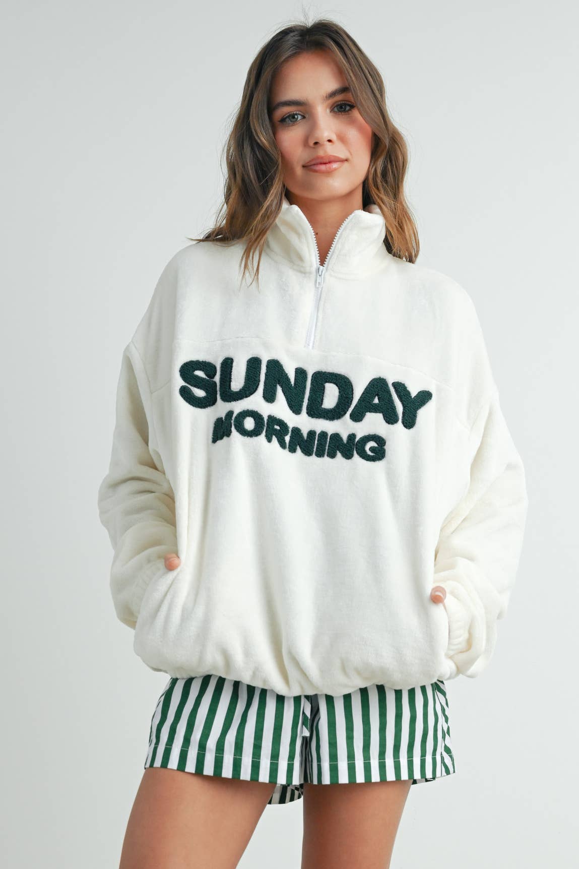 Sunday Morning Pullover: Ivory