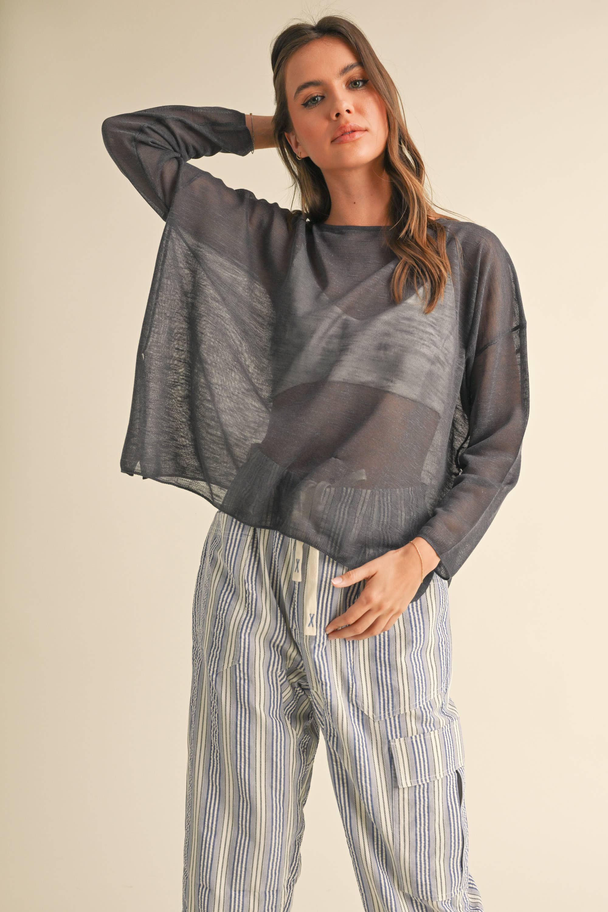 Mocha Light Weight Top: