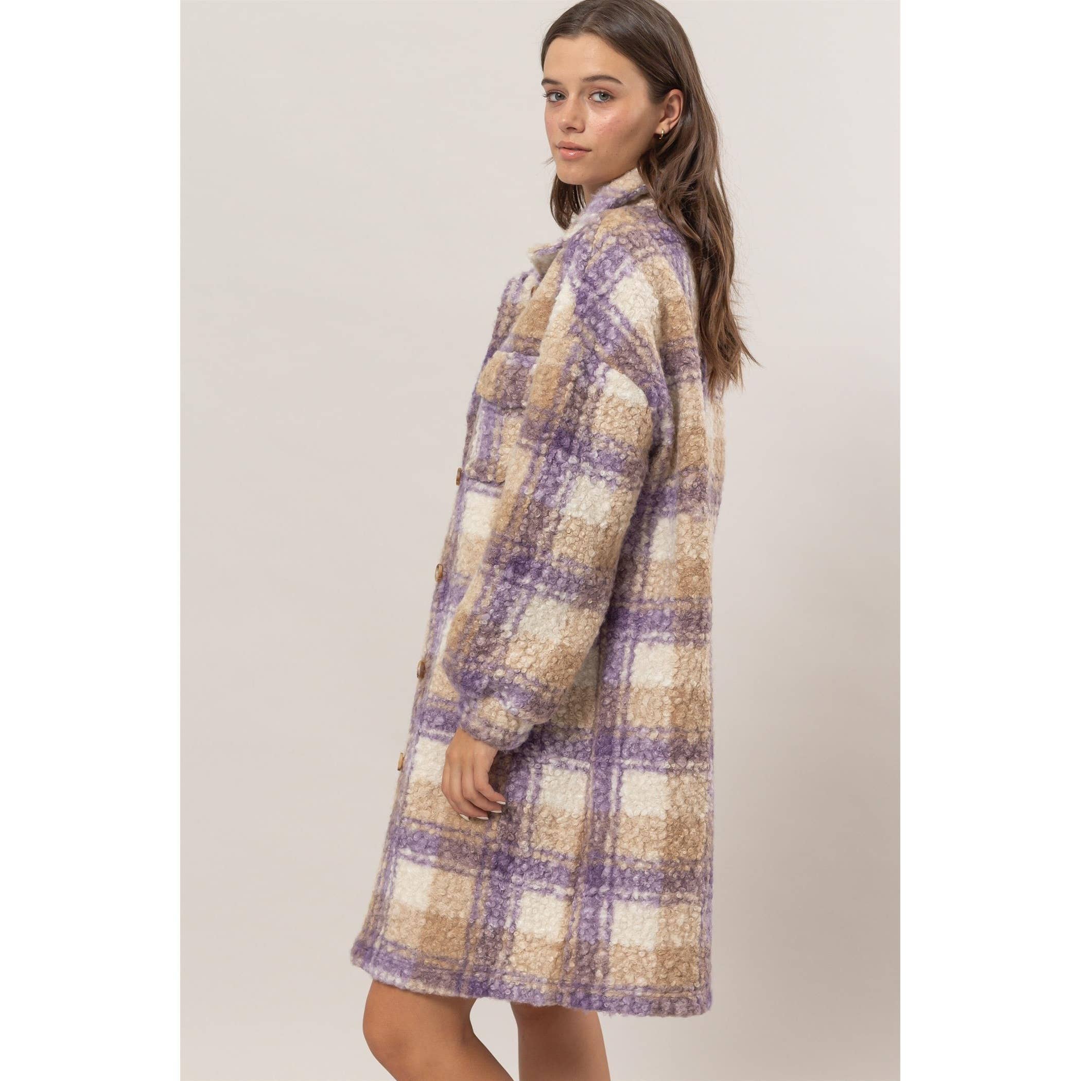 Plaid Longline Shacket