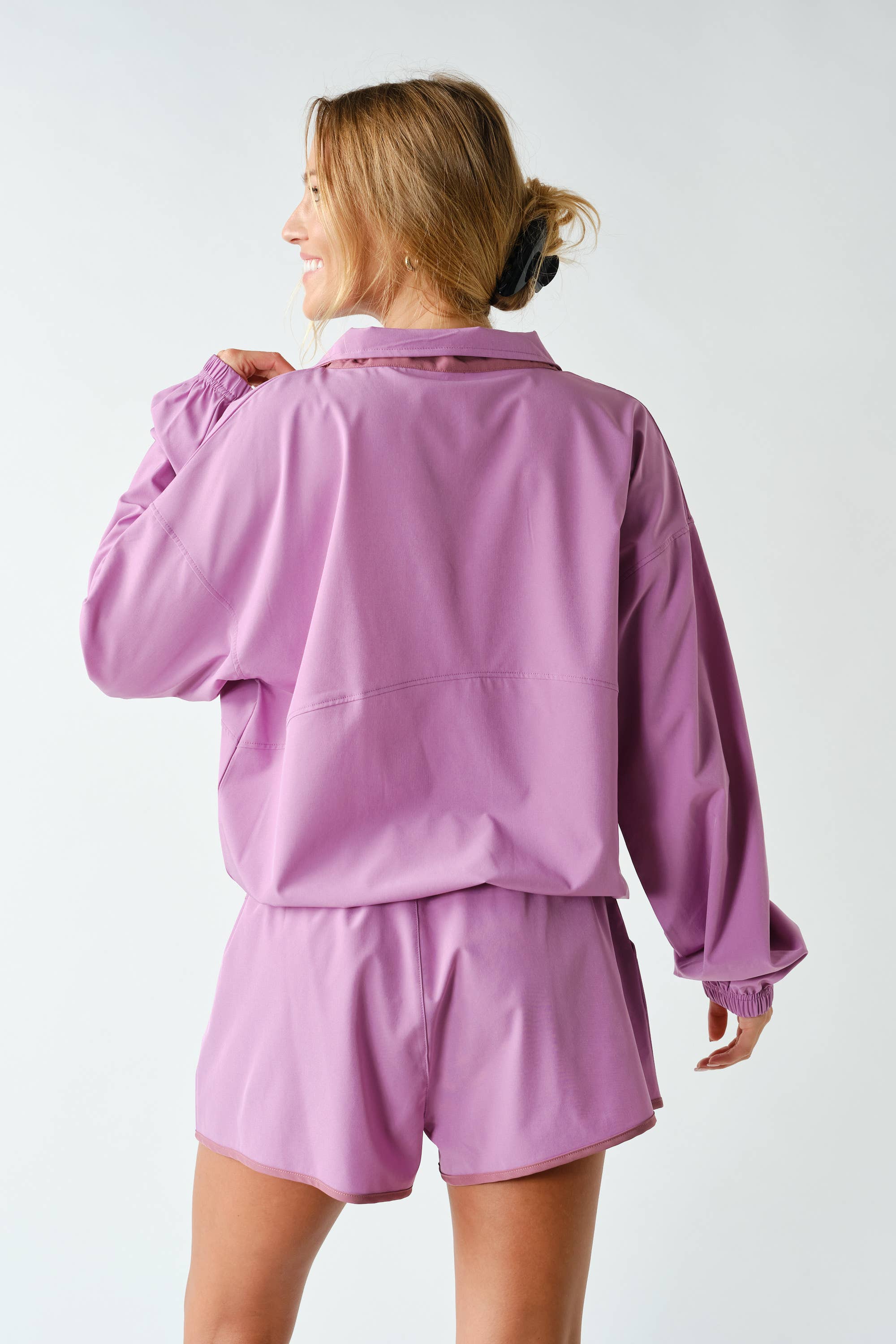 Color-Block Active Set: Mulberry