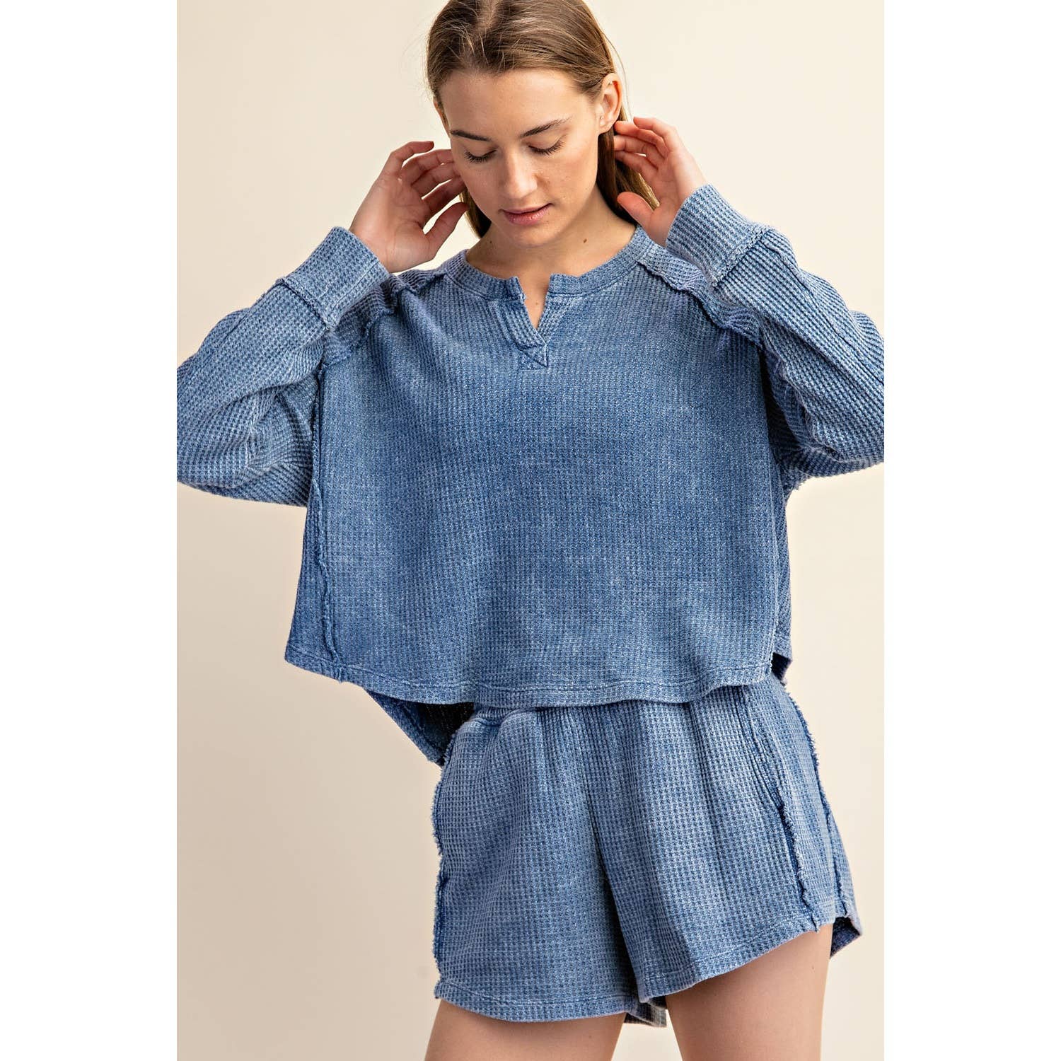 Waffle Set: Cobalt