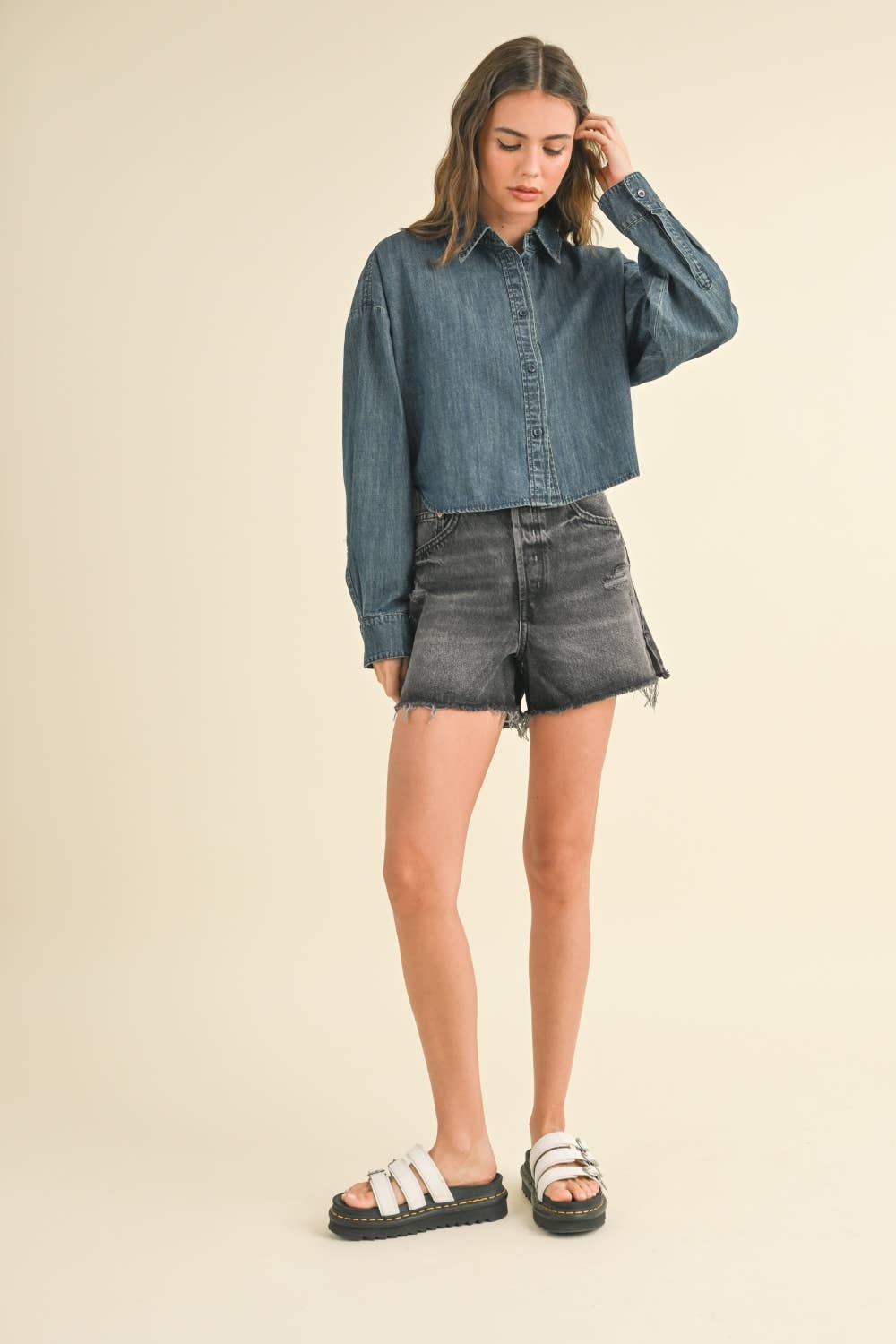 Buttondown Denim Shirt: Indigo