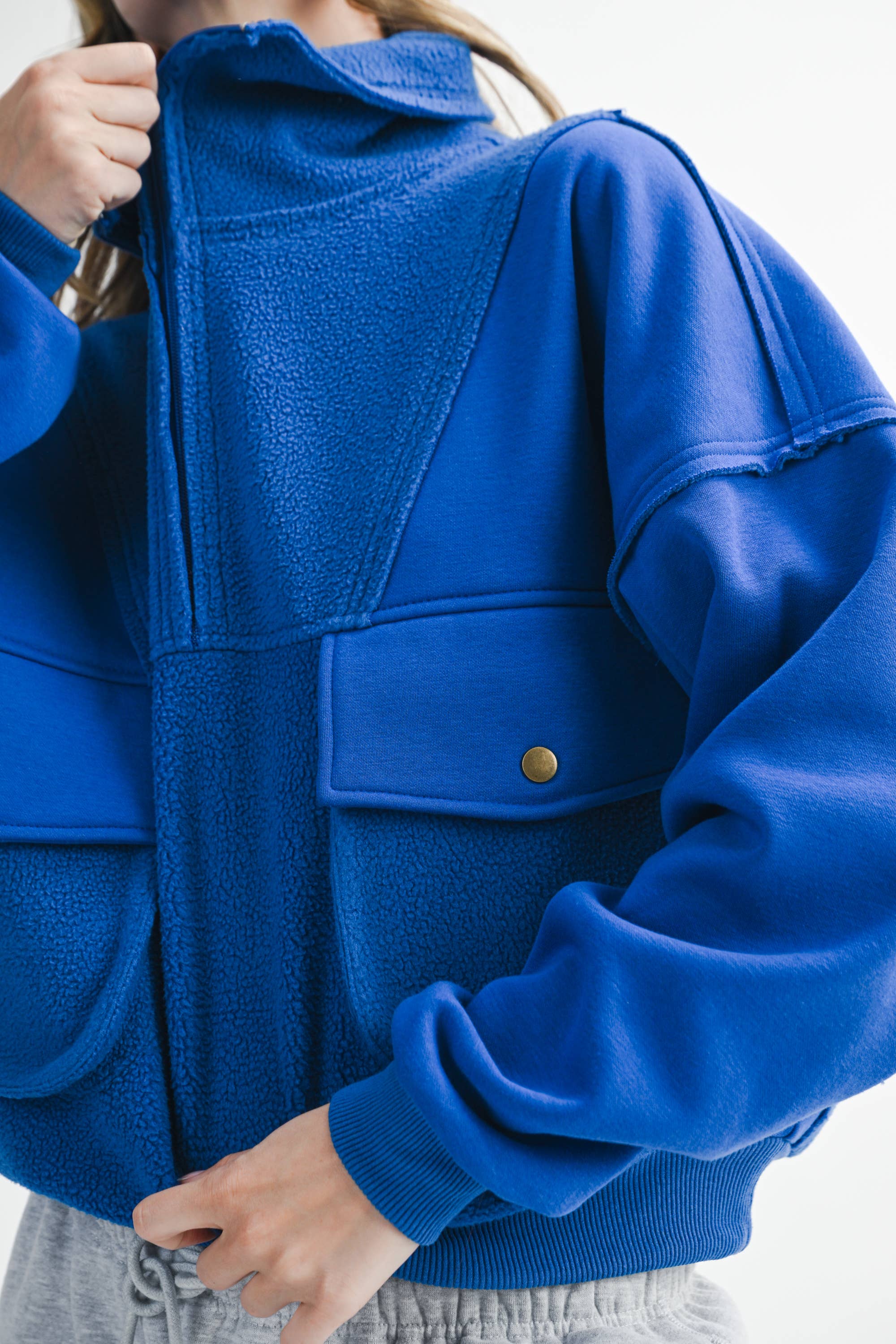 Carter Pullover: Cobalt