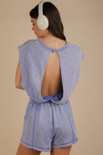 Washed Knit Romper