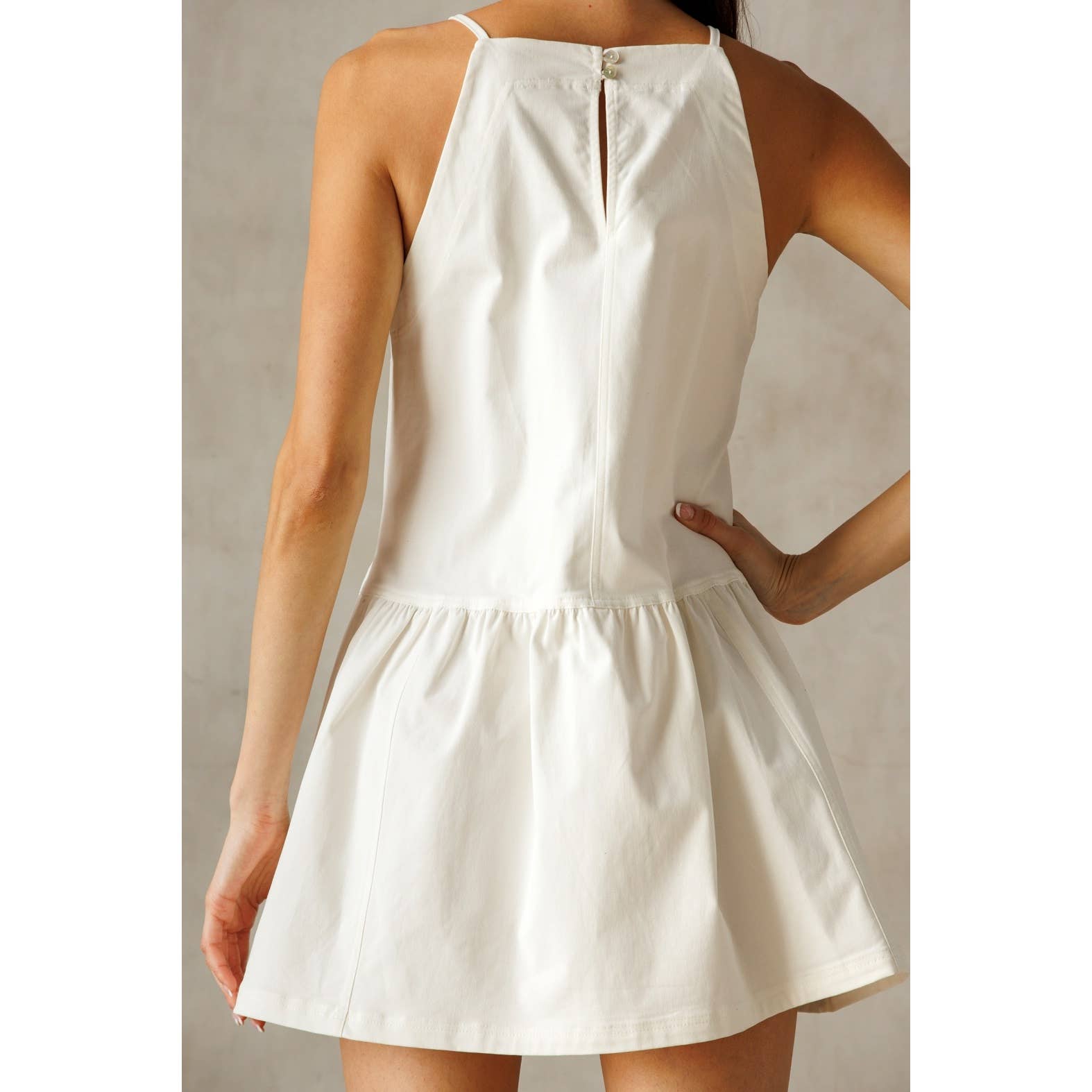 Off White Mini Dress