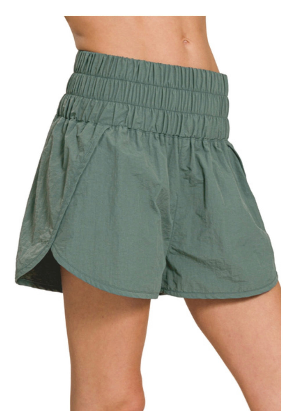 Windbreaker Shorts Jade