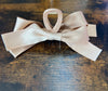 Haven Hair Bow Claw Clip: Beige