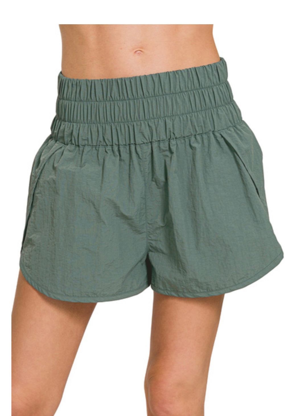 Windbreaker Shorts Jade