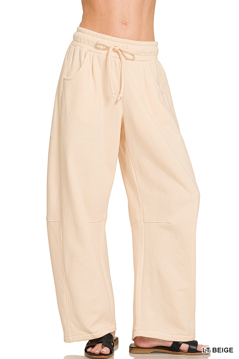 Barrel Sweatpants: Ivory