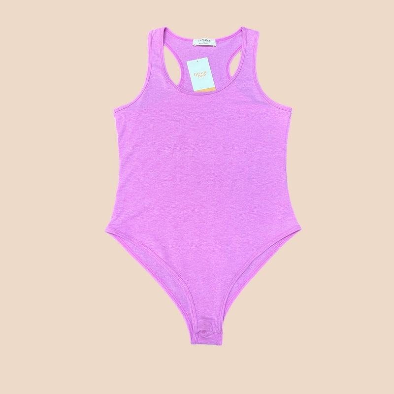 Racerback Bodysuit Mauve