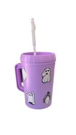 Glow Mega Mug Lt Purple