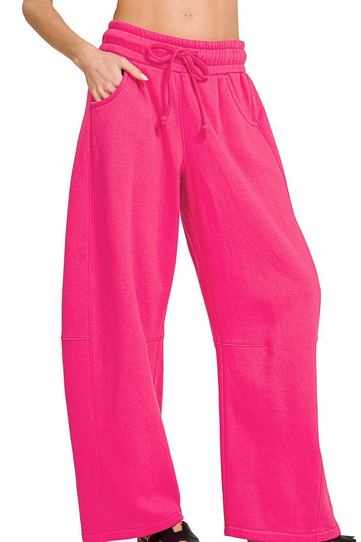 Barrel Sweatpants: Hot Pink