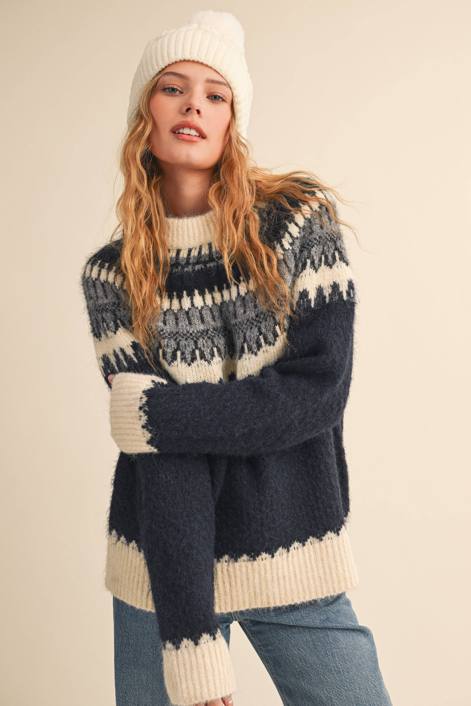 Nordic Sweater: Navy