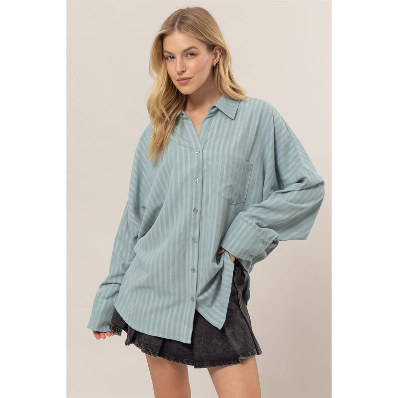 Stripe Oversized Shirt