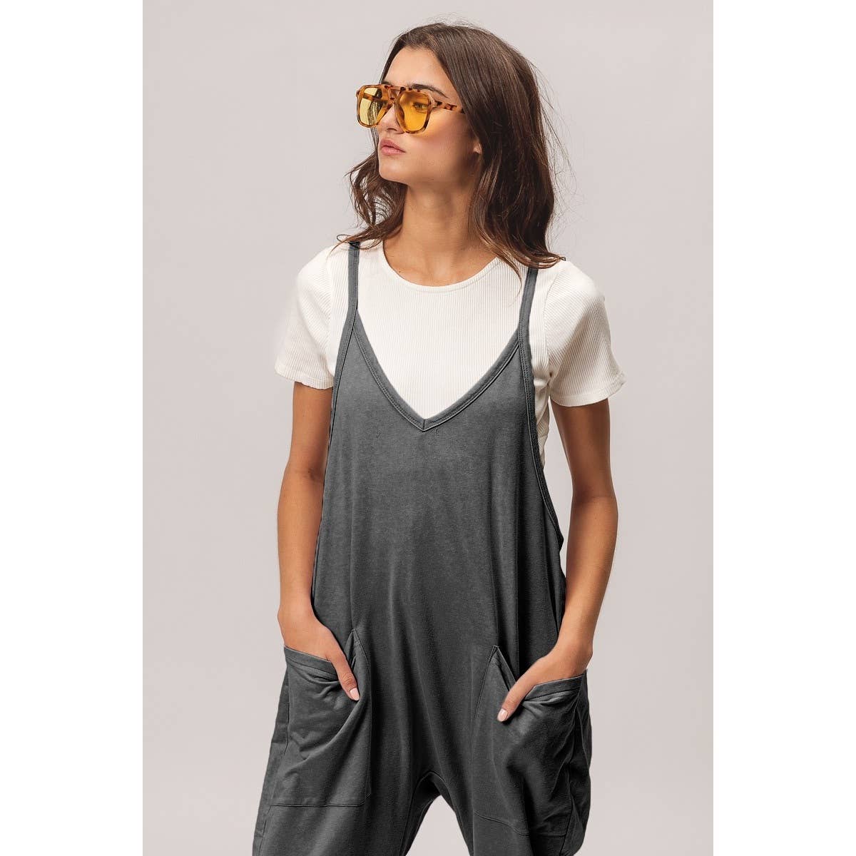 PATCH VINTAGE WASHED OVERALLS