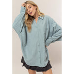 Stripe Oversized Shirt