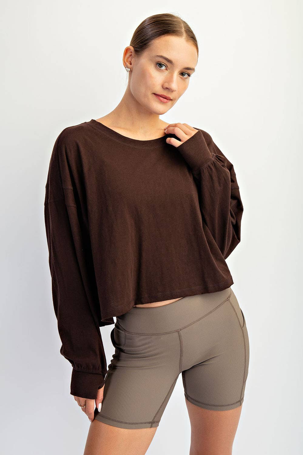 Cotton Open Back Top: Reg. Green
