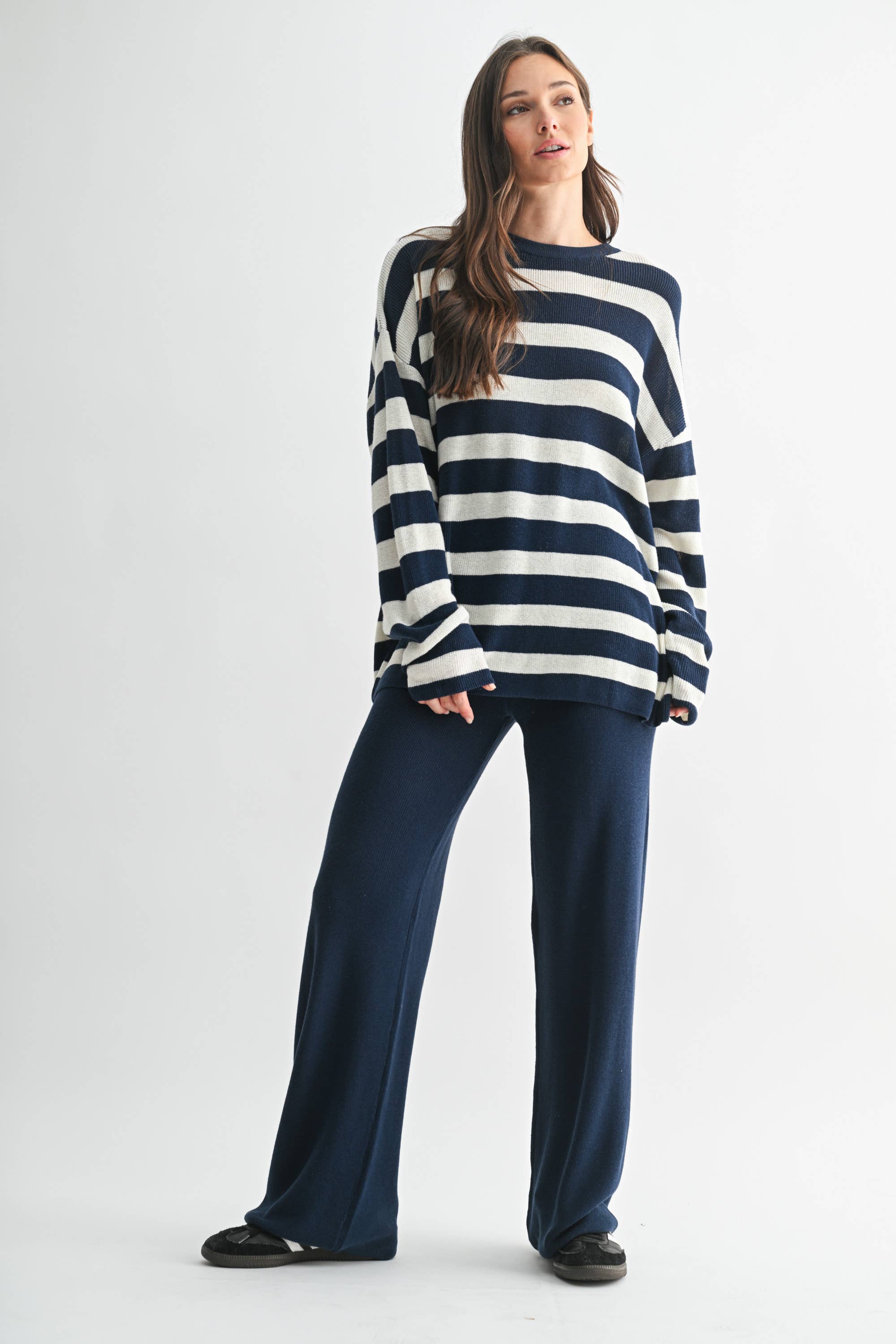 SoftWave Stripe Set:White/Ocean