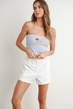 Stars & Stripes Top-YELLOW