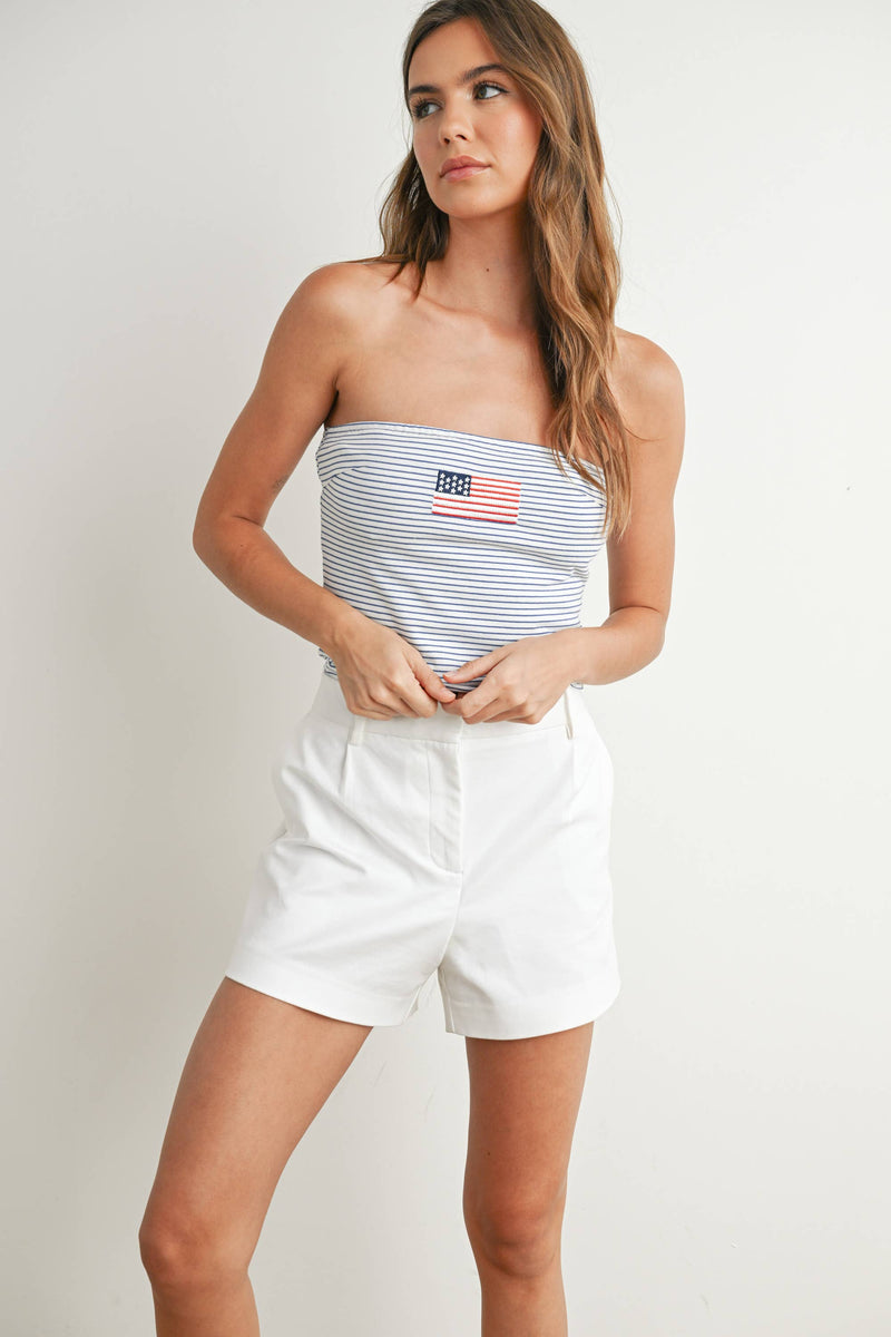 Stars & Stripes Top-YELLOW