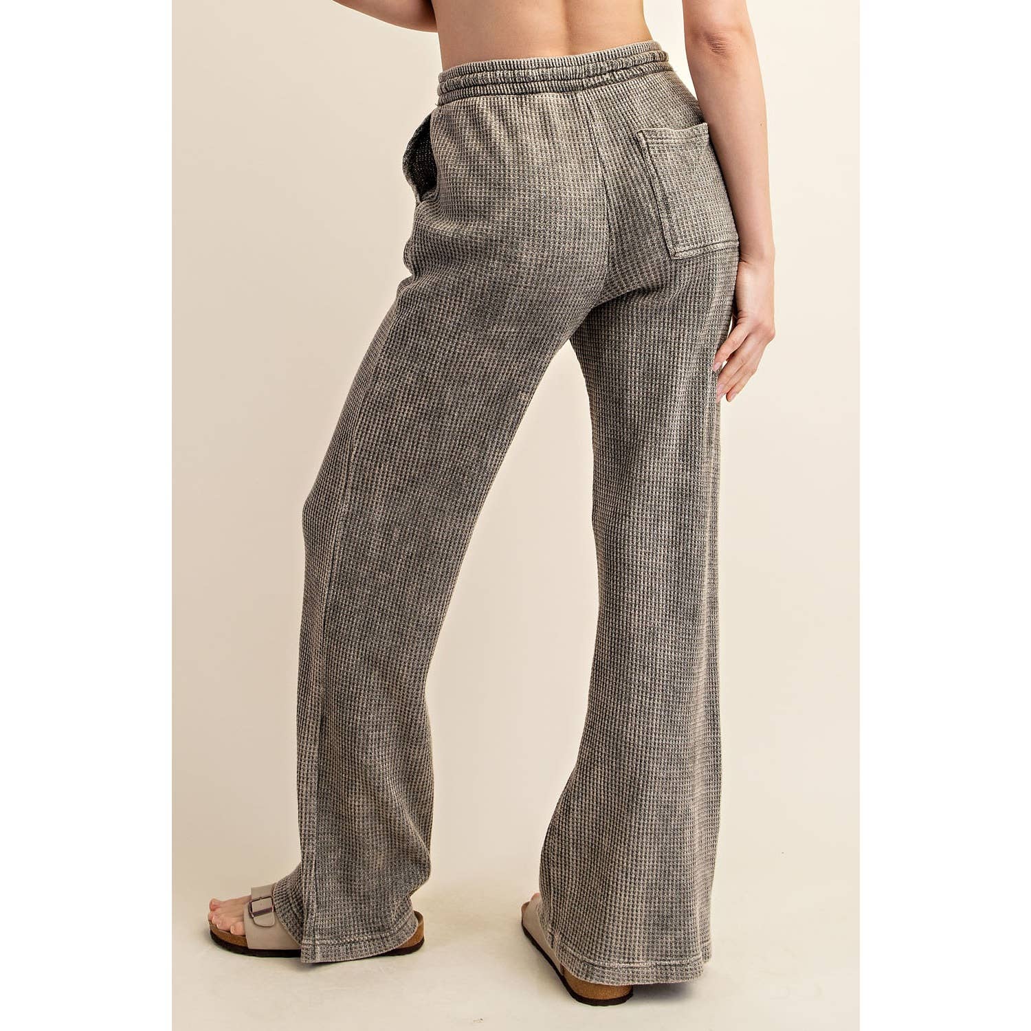 Waffle Sweatpants: Olive