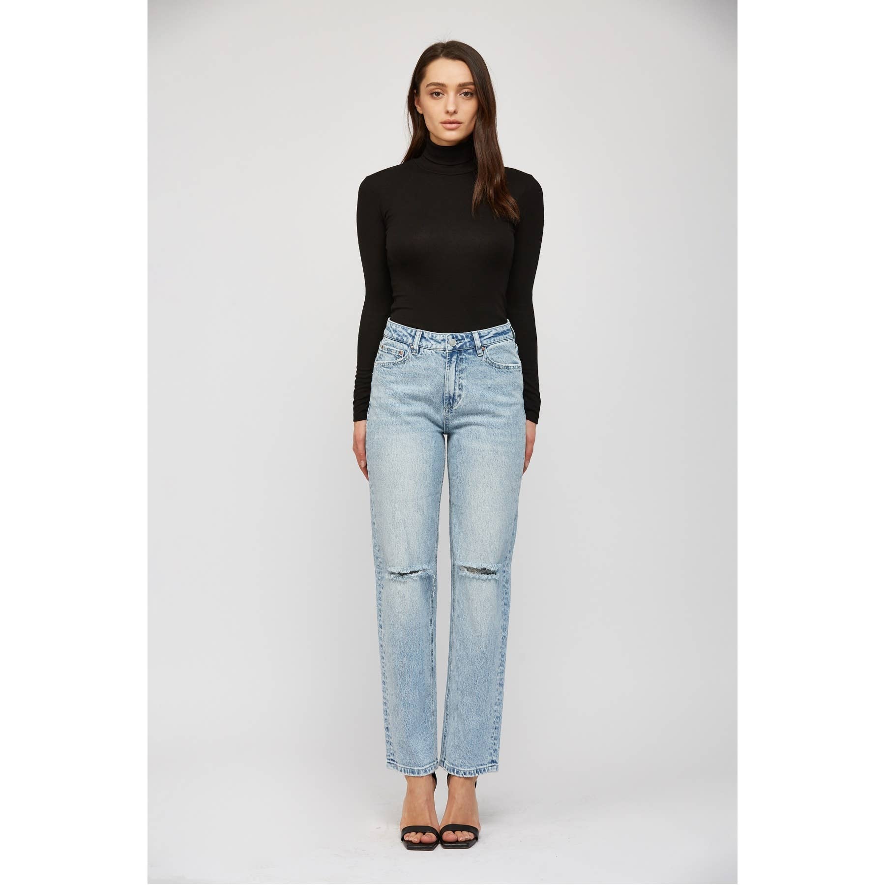 Argentinan High Rise Straight Jeans: