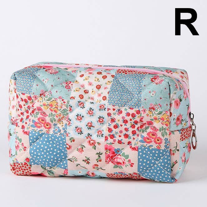 Floral Toile Pouch