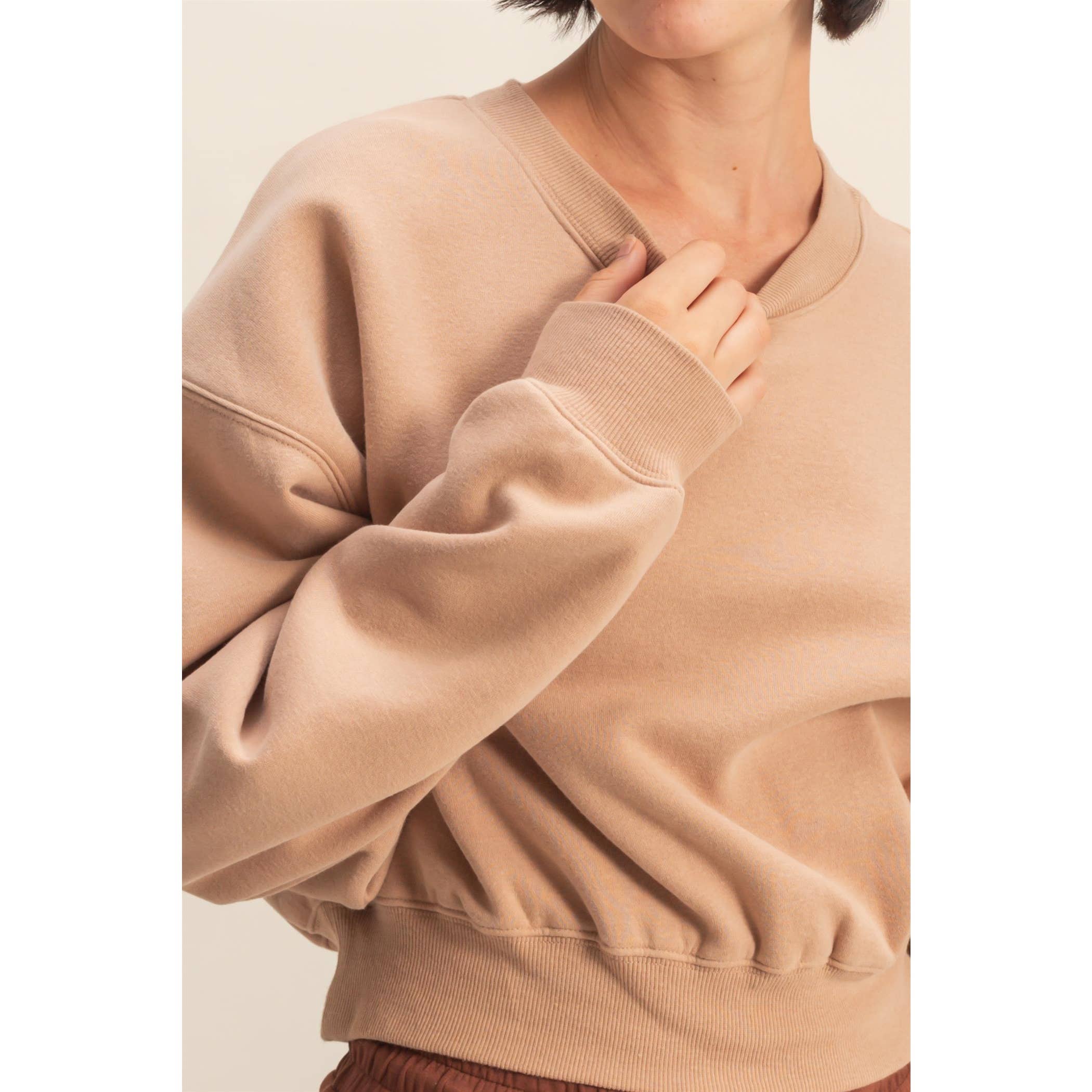 Everyday Sweatshirt: Dark Taupe