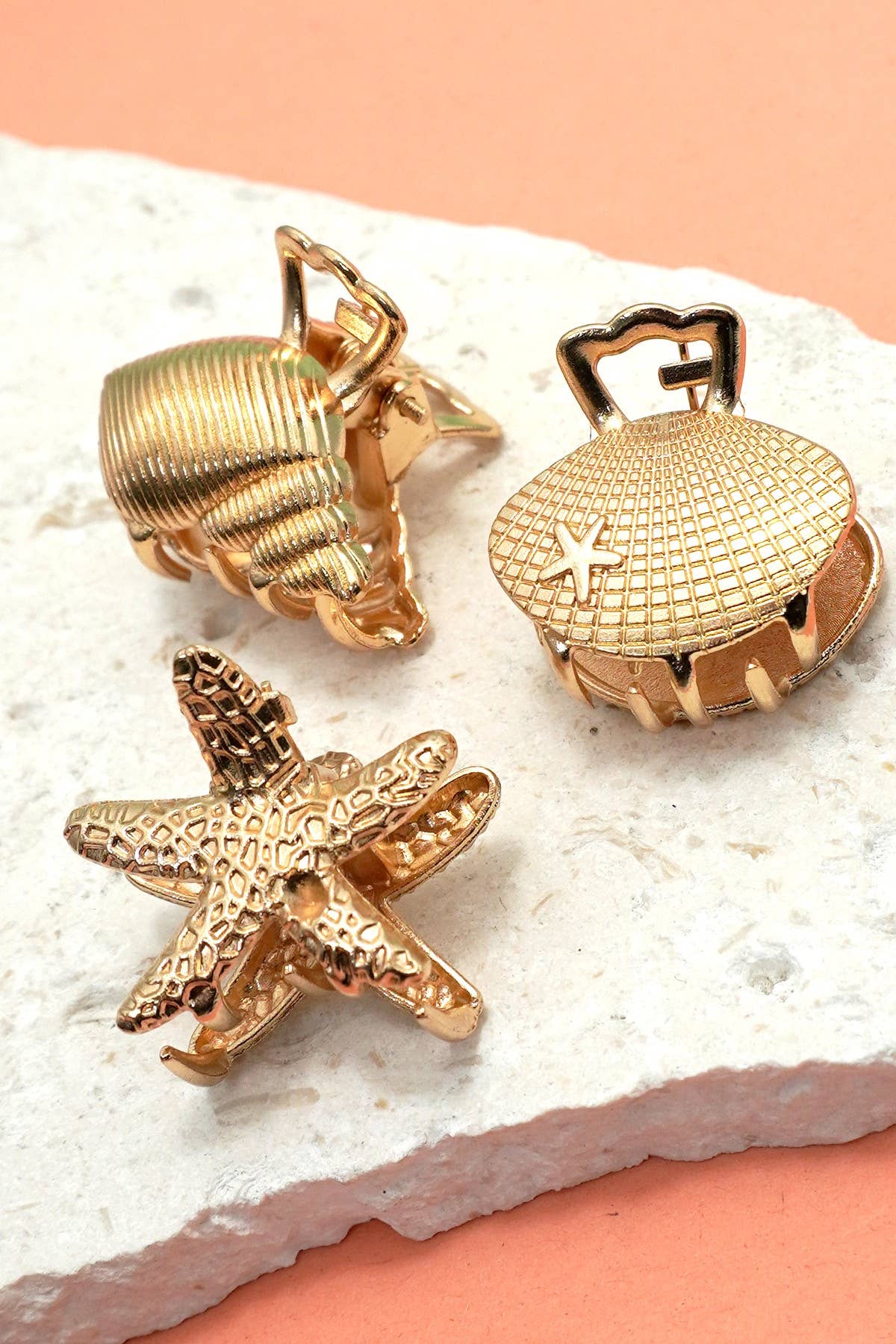 Nautical Mini Claw Clip Set: