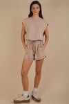 Washed Knit Romper