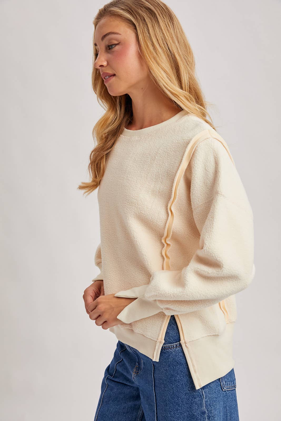 Teddy Pullover: Vanilla